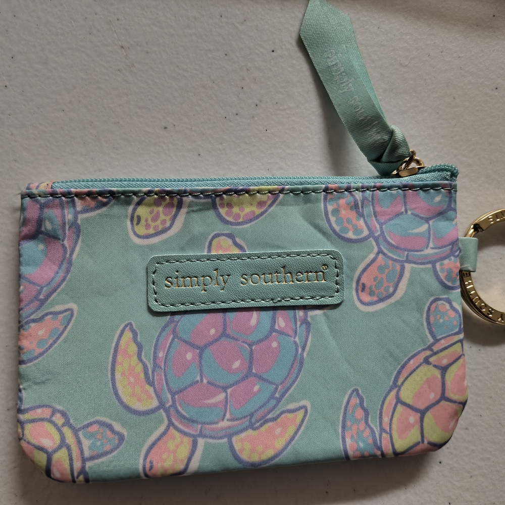 Simply Southern Pastel Turtle Wristlet